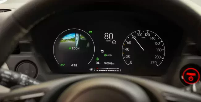 Honda HRV cyfrowe zegary