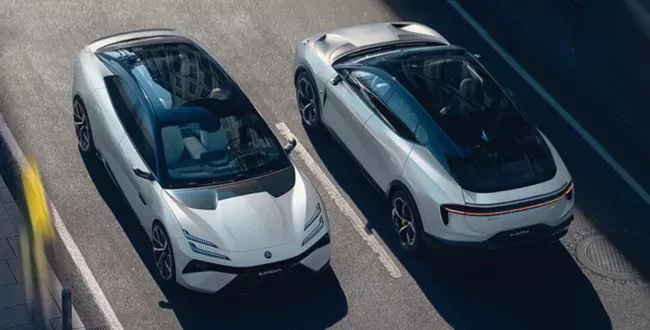 SUV Lotus Eletre i sedan Emeya