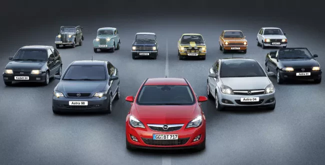 Opel Astra różne generacje Opla Astry