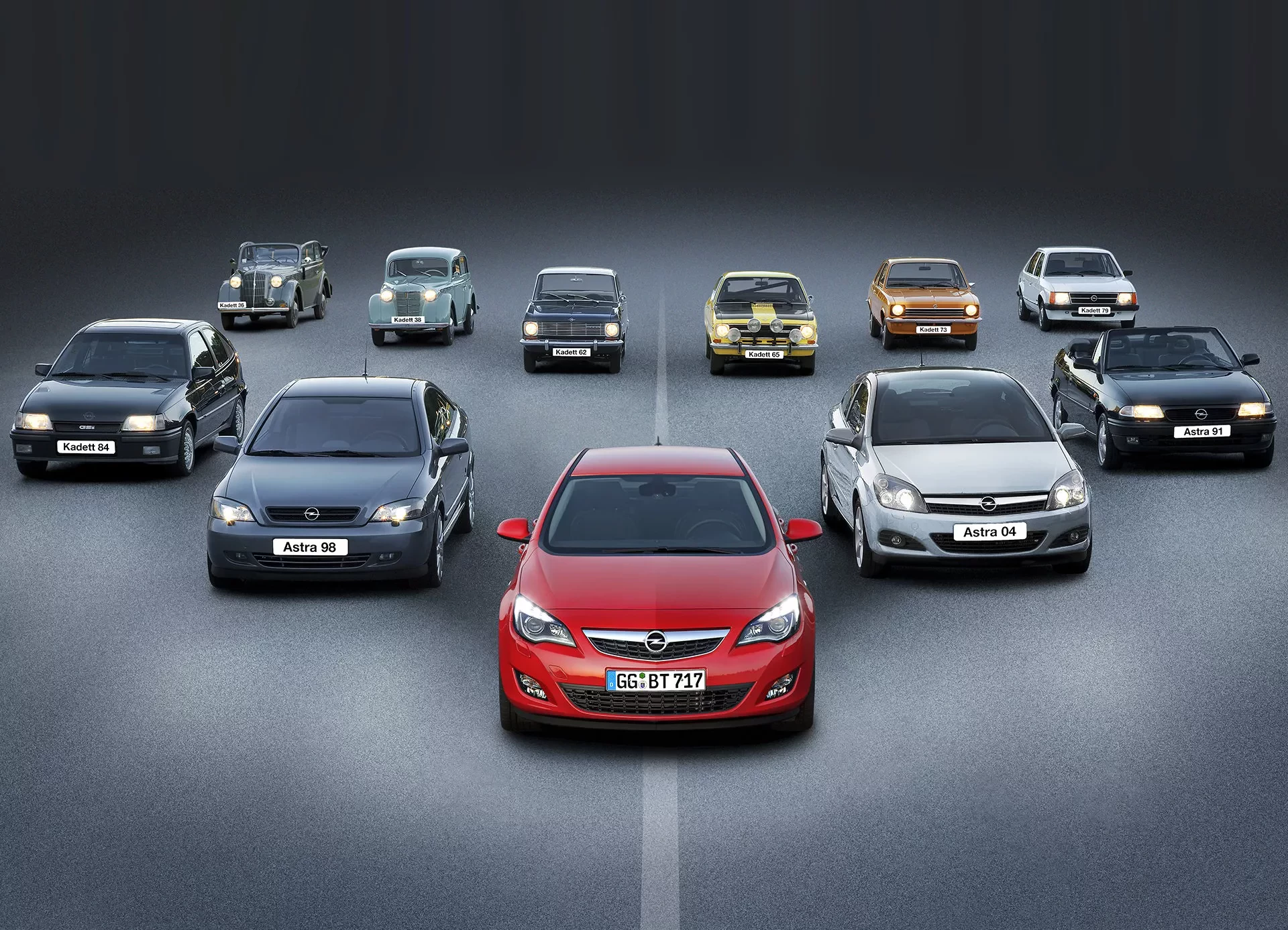 Opel Astra różne generacje Opla Astry