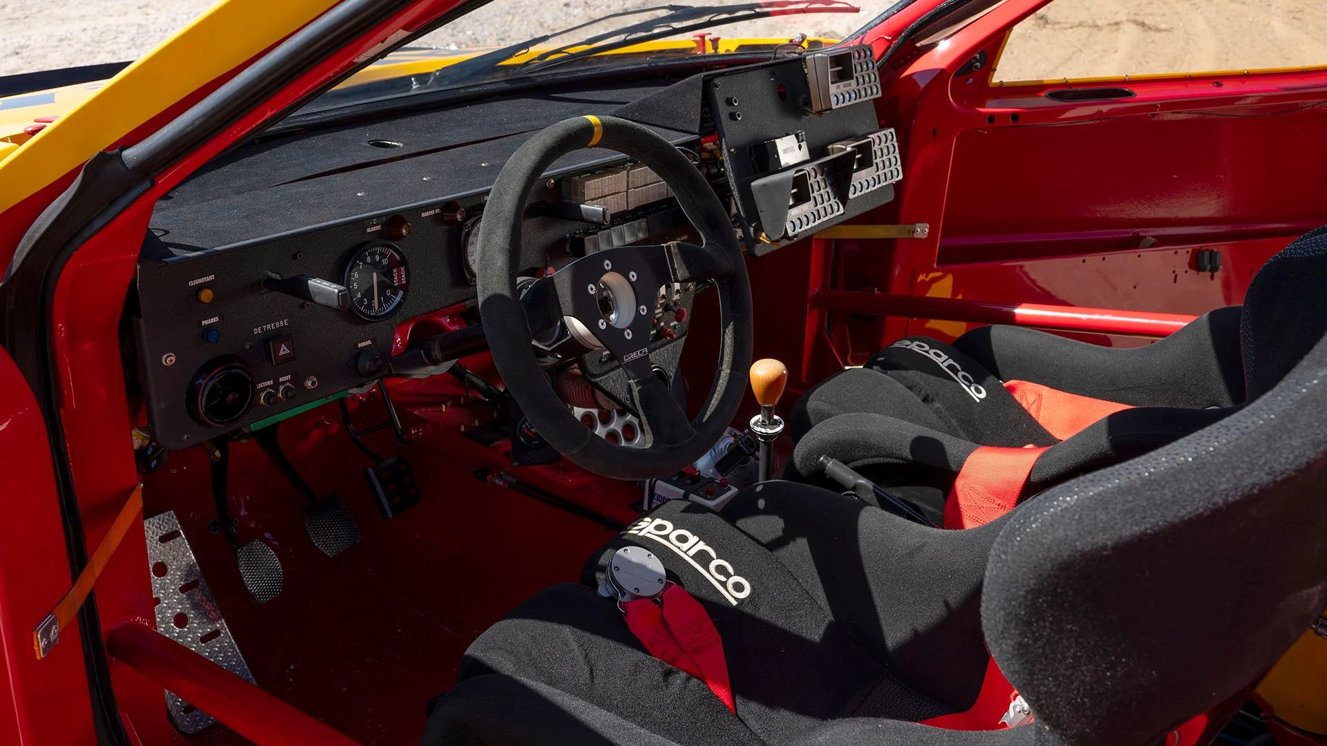 Citroen ZX Rallye Raid 1990 kokpit