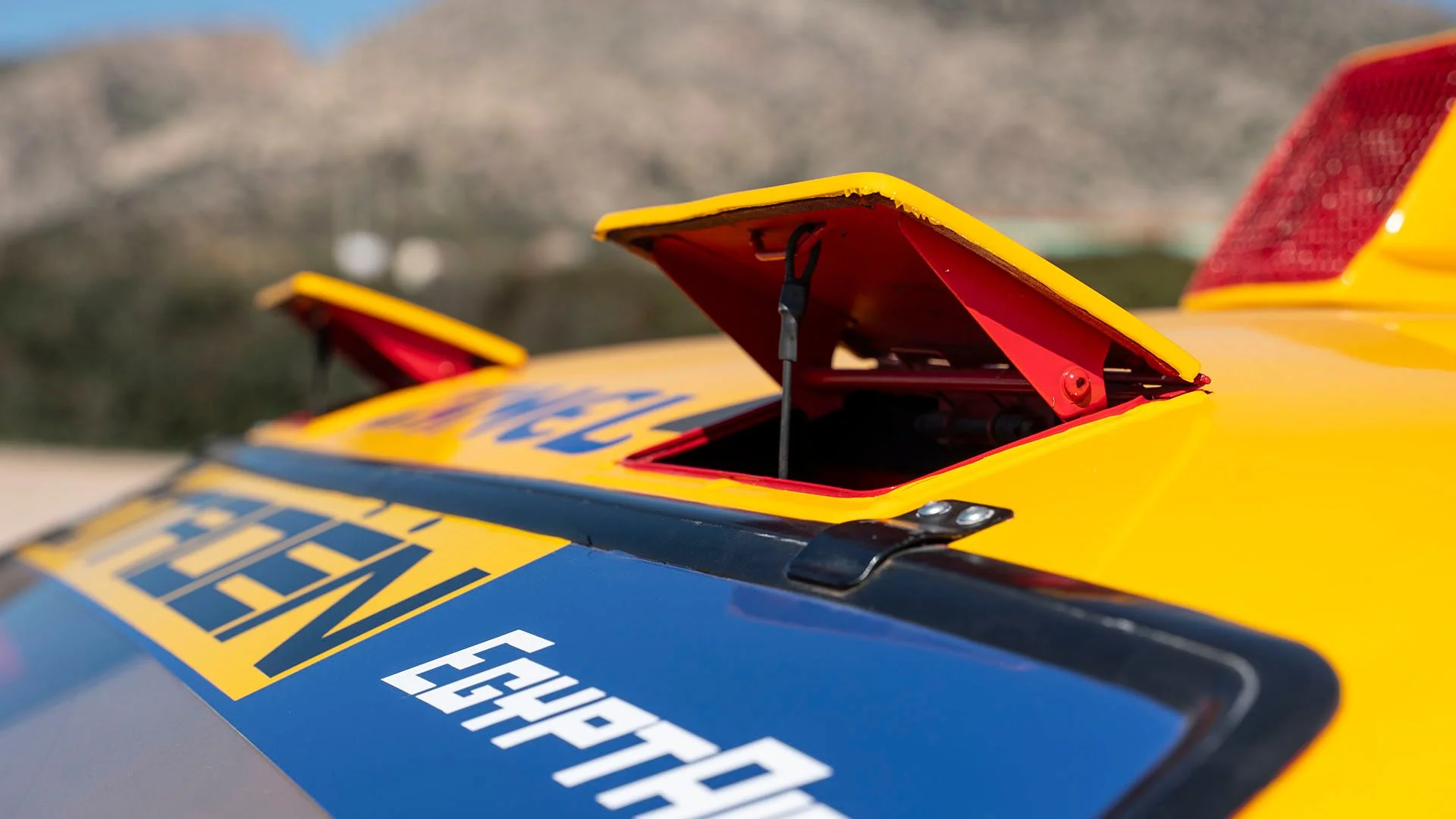 Citroen ZX Rallye Raid 1990 wywietrzniki na dachu