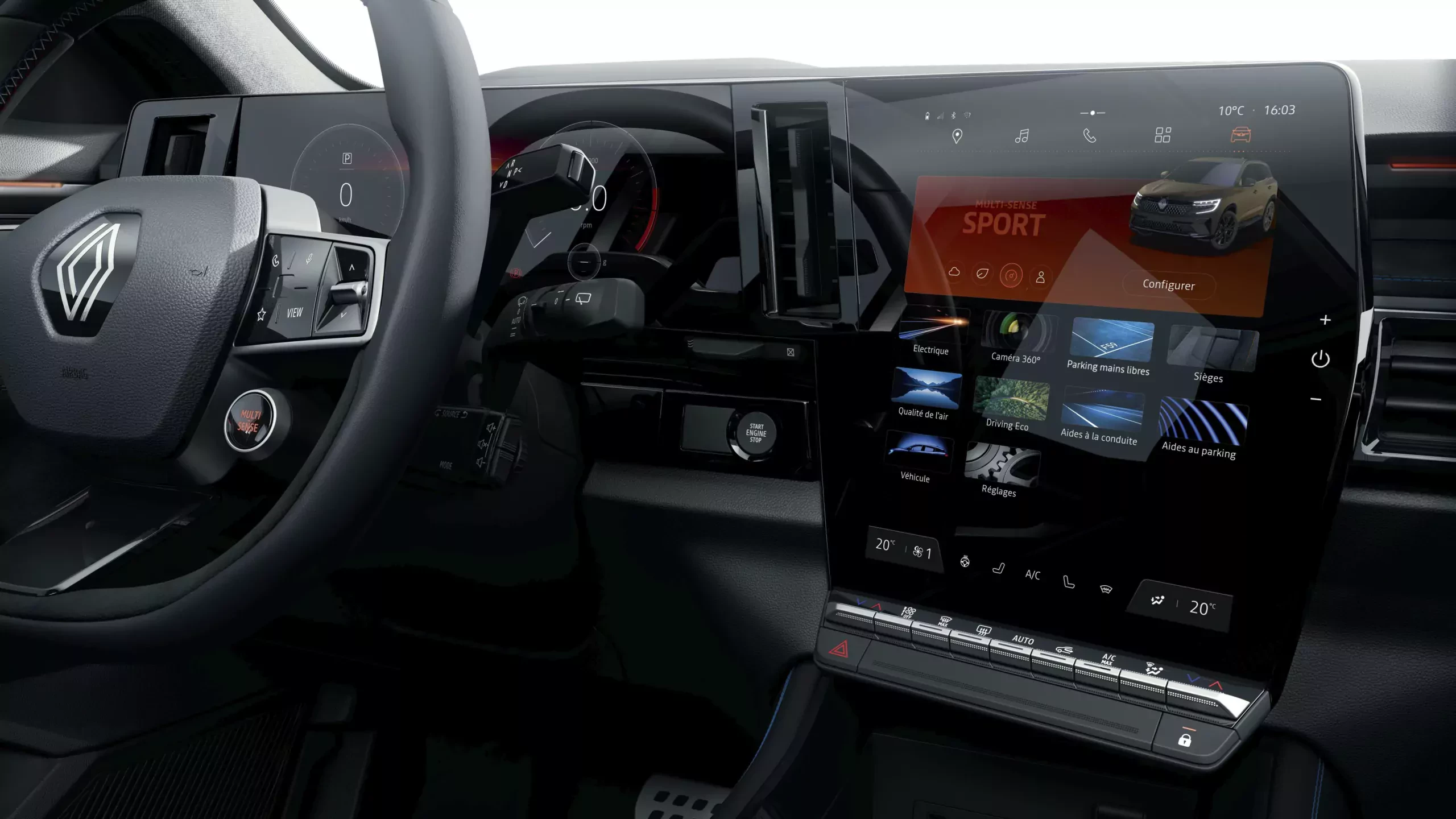 SUV Renault Austral kokpit