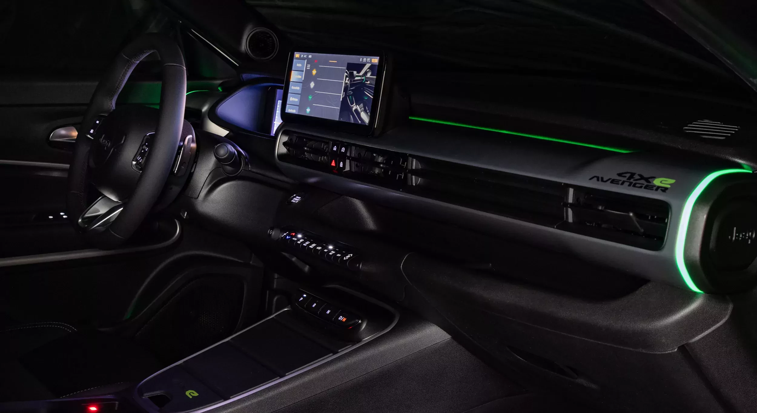 Jeep Avenger 4xe widok wnętrza