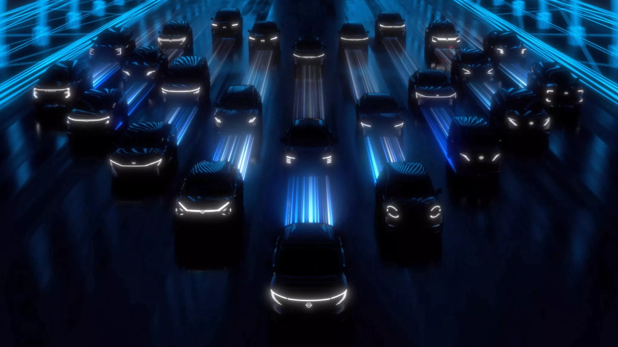 Nissan teaser zapowiedź 30 nowych modeli do 2026 r.