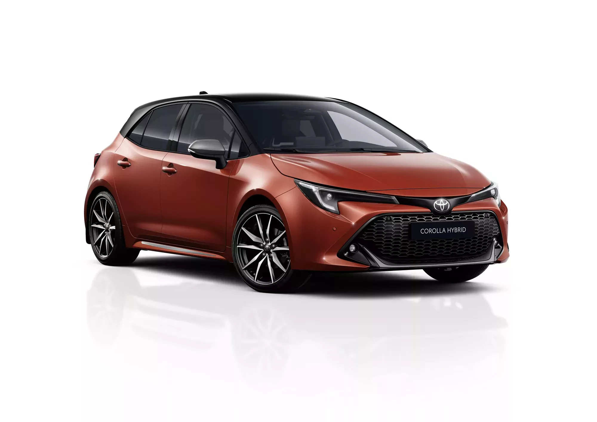 Toyota Corolla 2025 hatchback nowy kolor Volcano Orange
