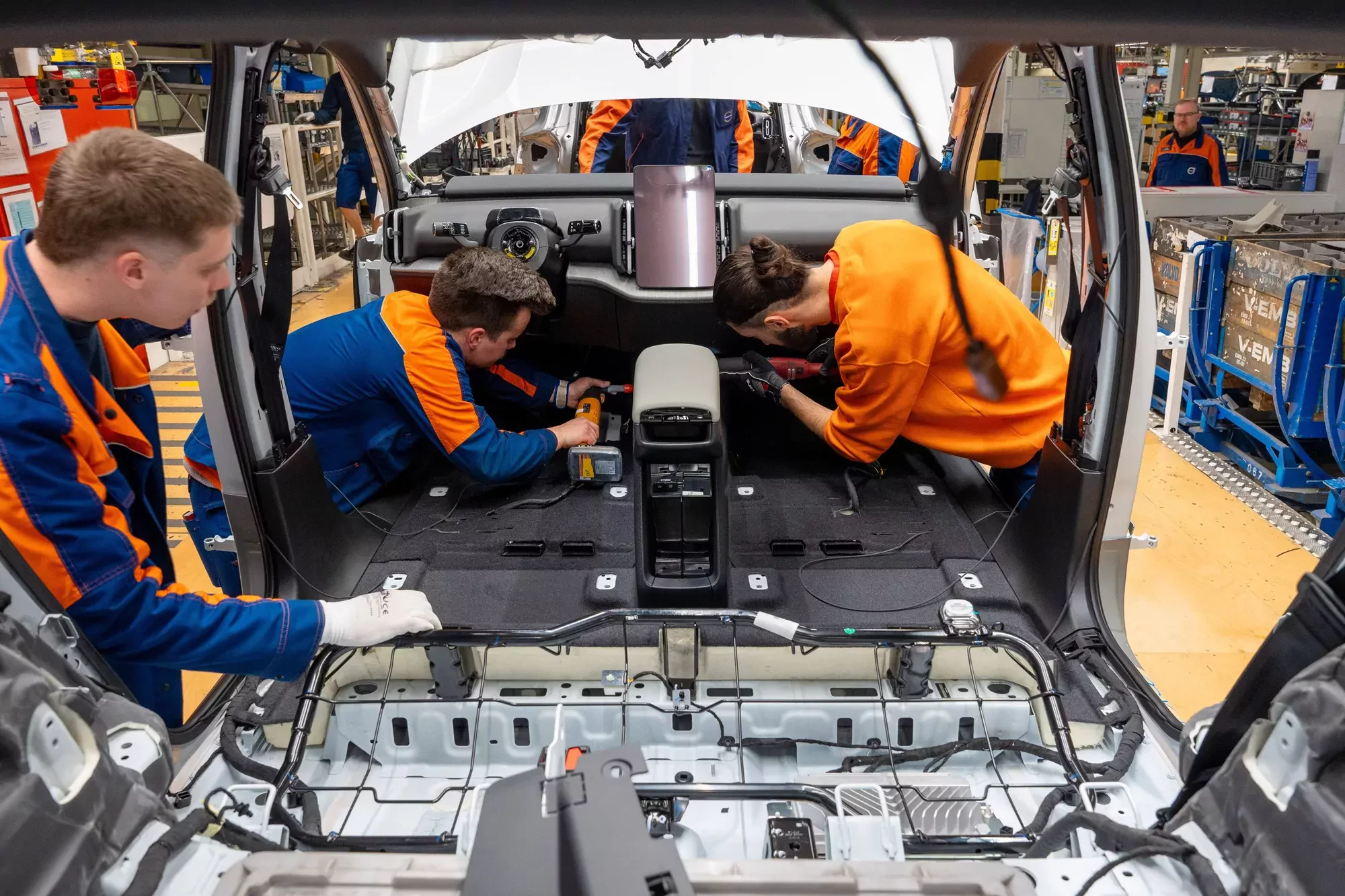 Volvo EX30 rozpoczęcie europejskiej produkcji w Gandawie