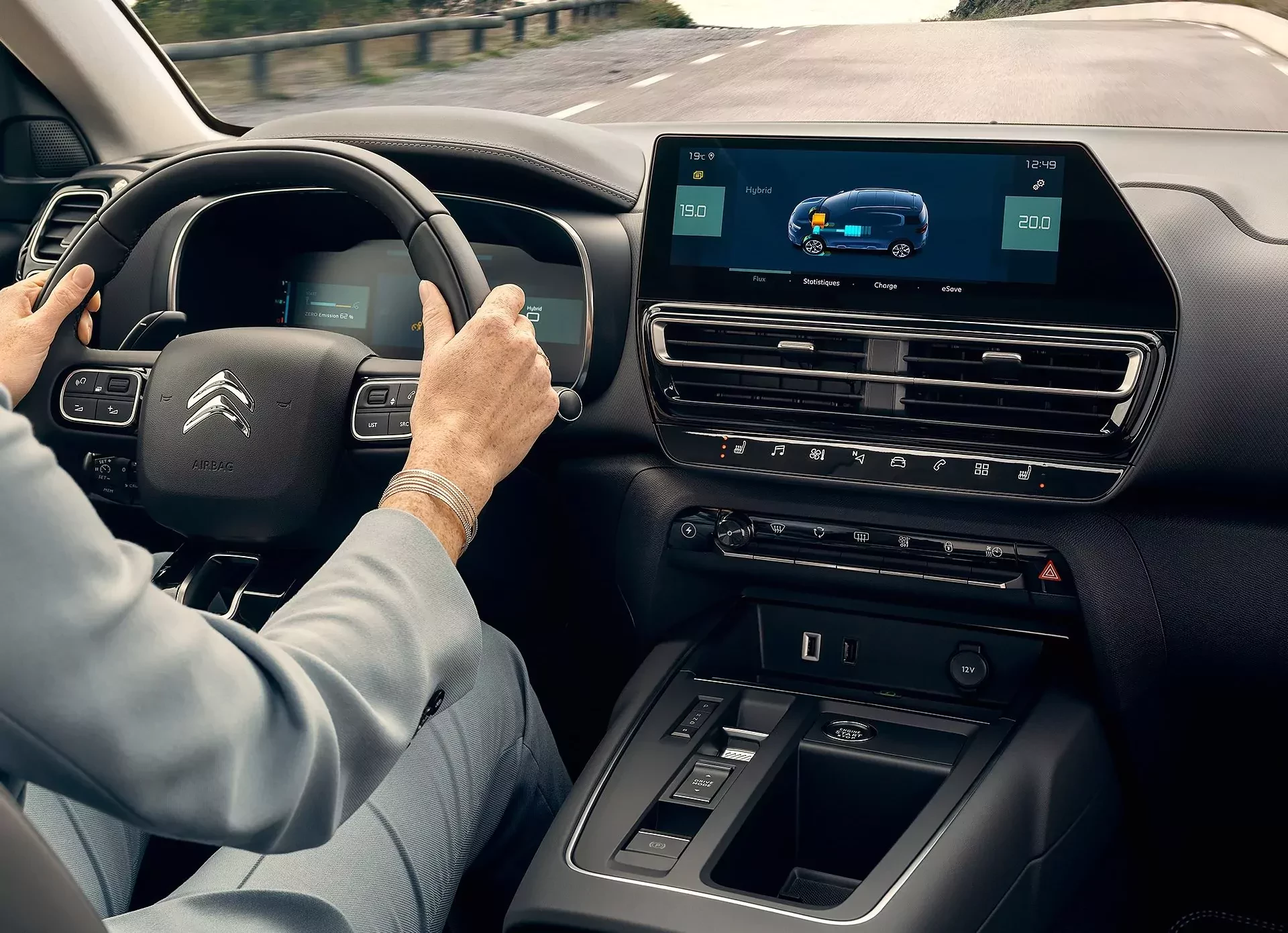 Citroen C5 Aircross kokpit wnętrze