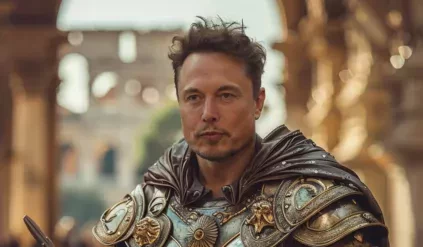 Elon Musk jako Kekius Maximus - wygenerowany prze AI awatar miliardera na X
