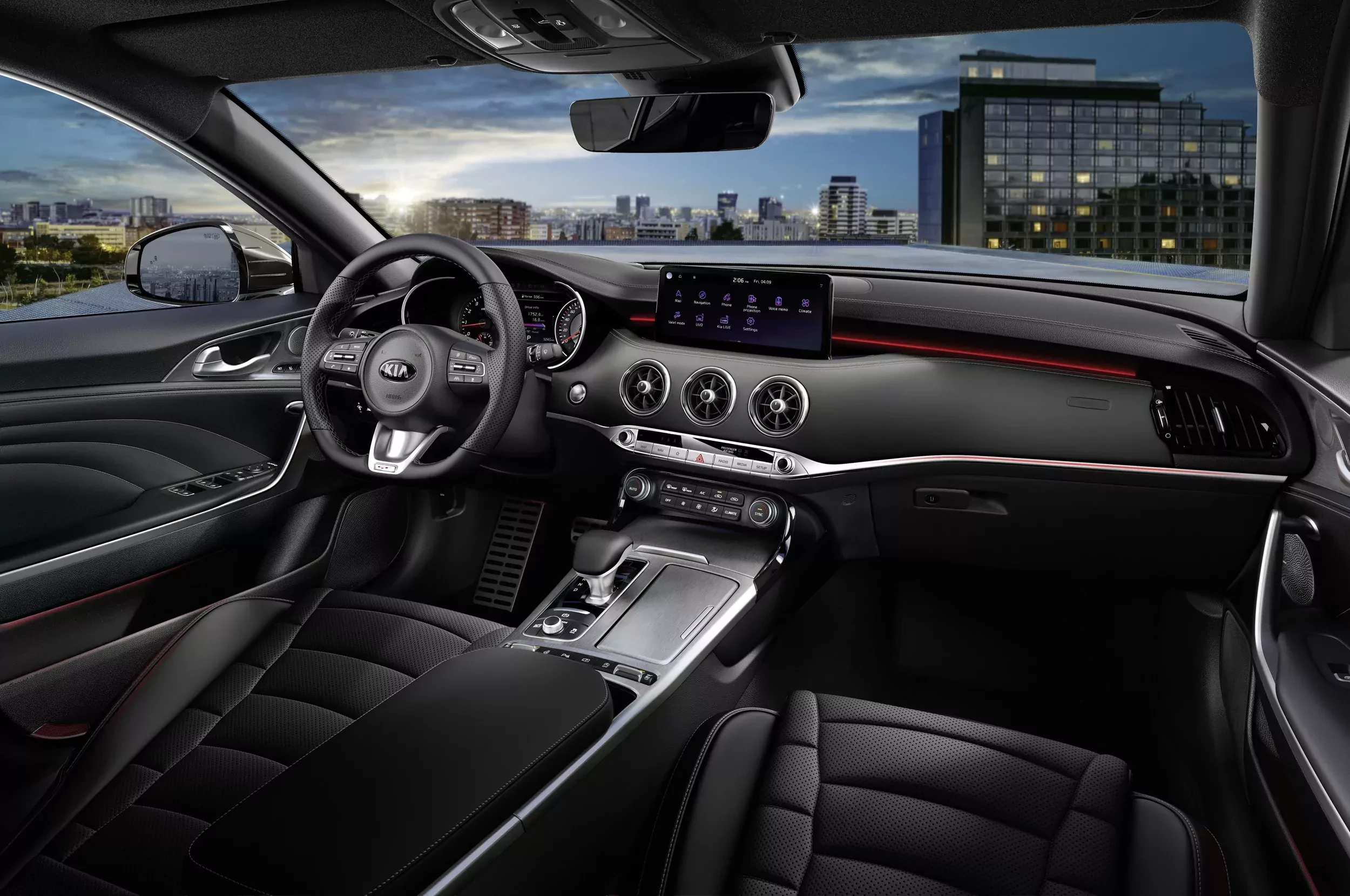 Wnętrze Kia Stinger GT MY2021