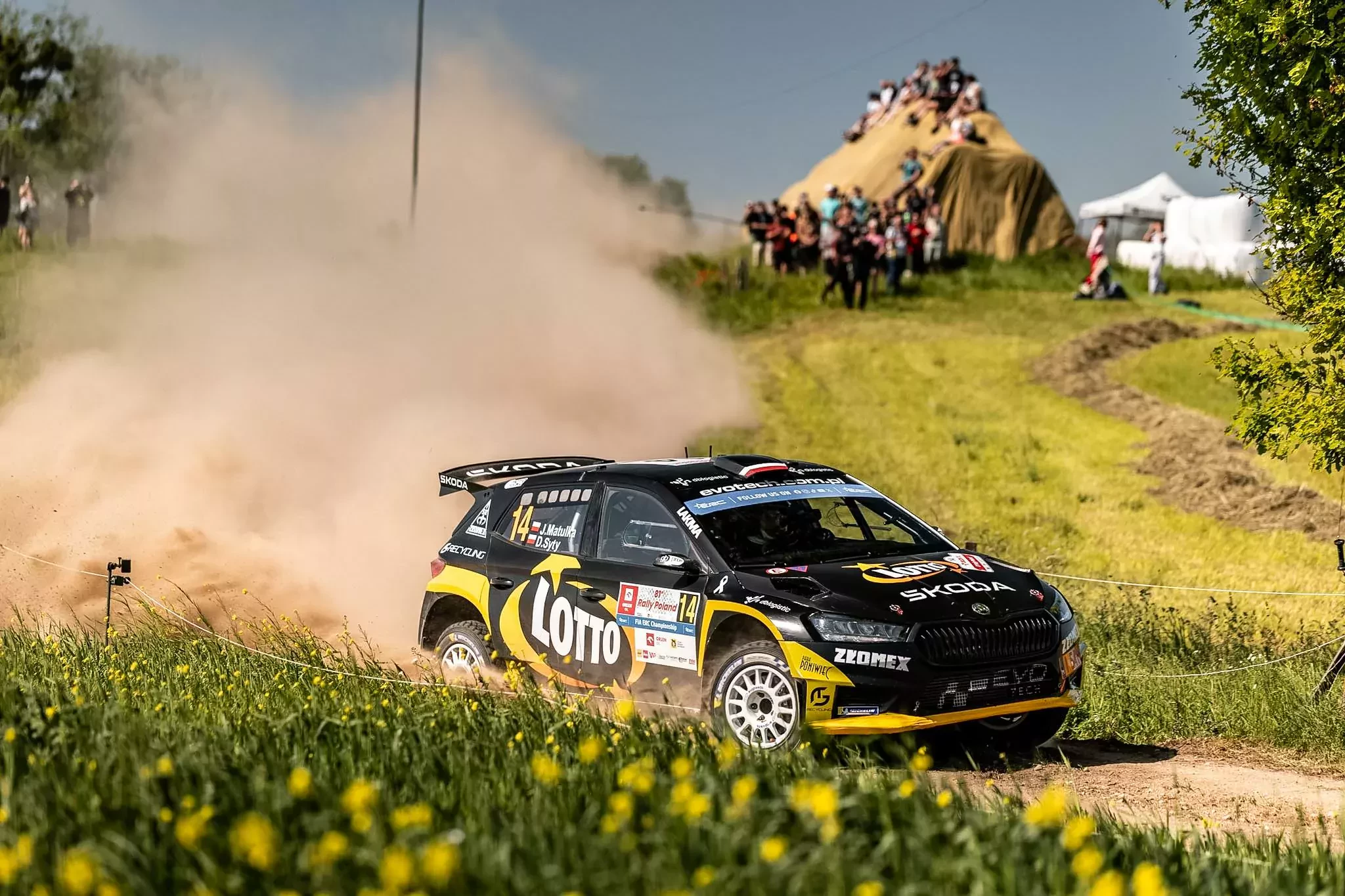 Jakub Matulka / Skoda Fabia RS Rally2 / Rajd Polski 2025 / ERC