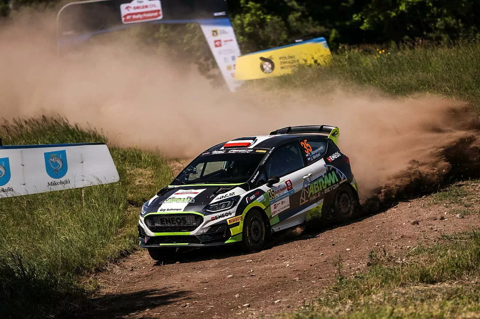 Tymek Abramowski / Ford Fiesta Rally3 / Rajd Polski 2025 / ERC