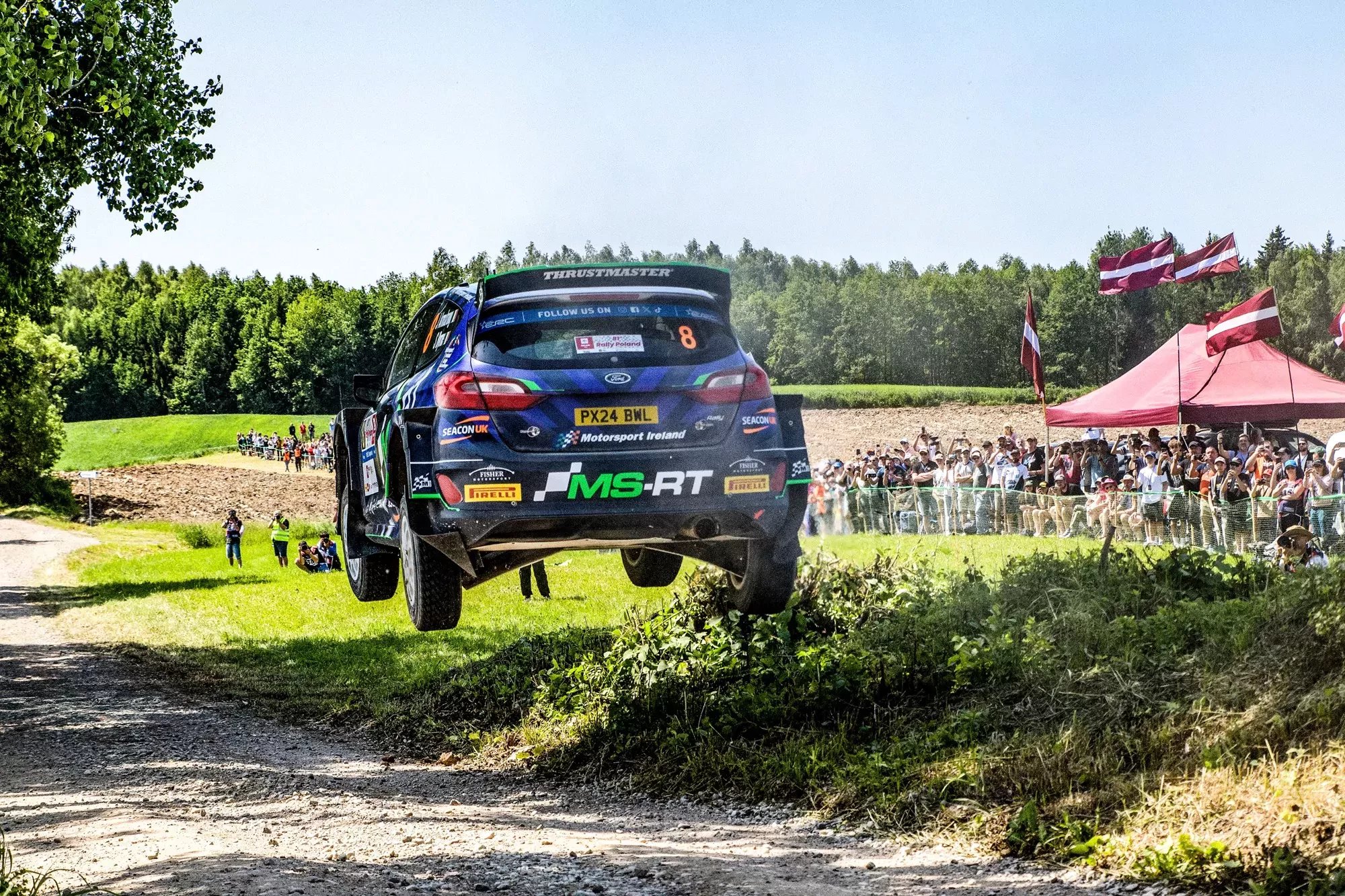 Jon Armstrong / Ford Fiesta Rally2 / Rajd Polski 2025 / ERC
