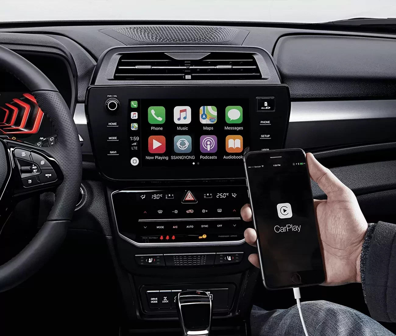 KGM Tivoli widok wnętrza