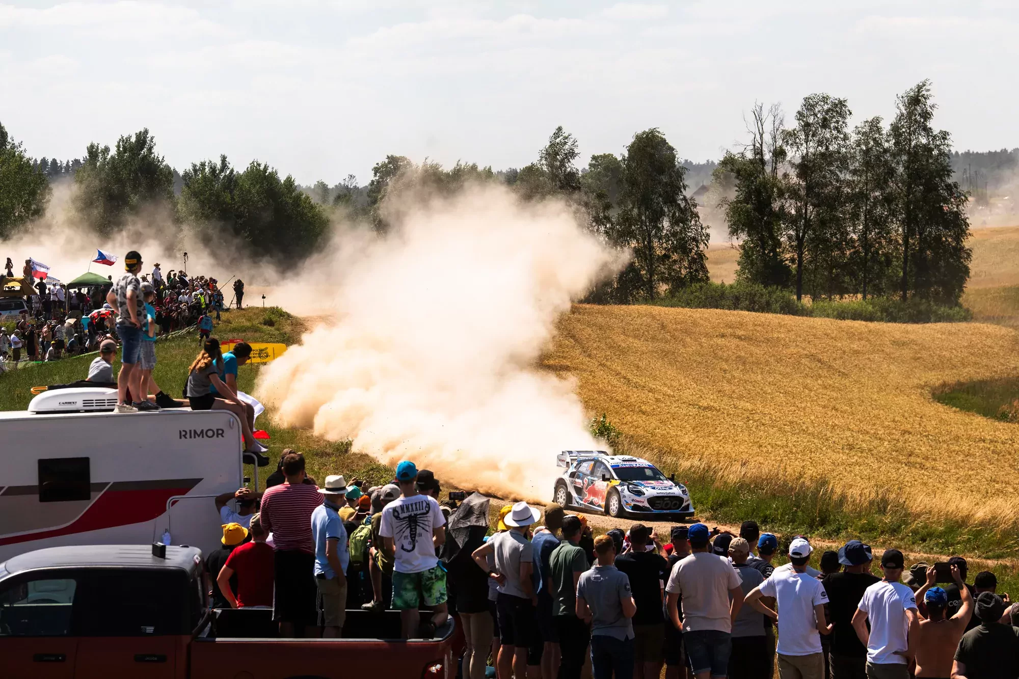Adrien Fourmaux / Ford Puma Rally1 / Rajd Polski 2024 / WRC