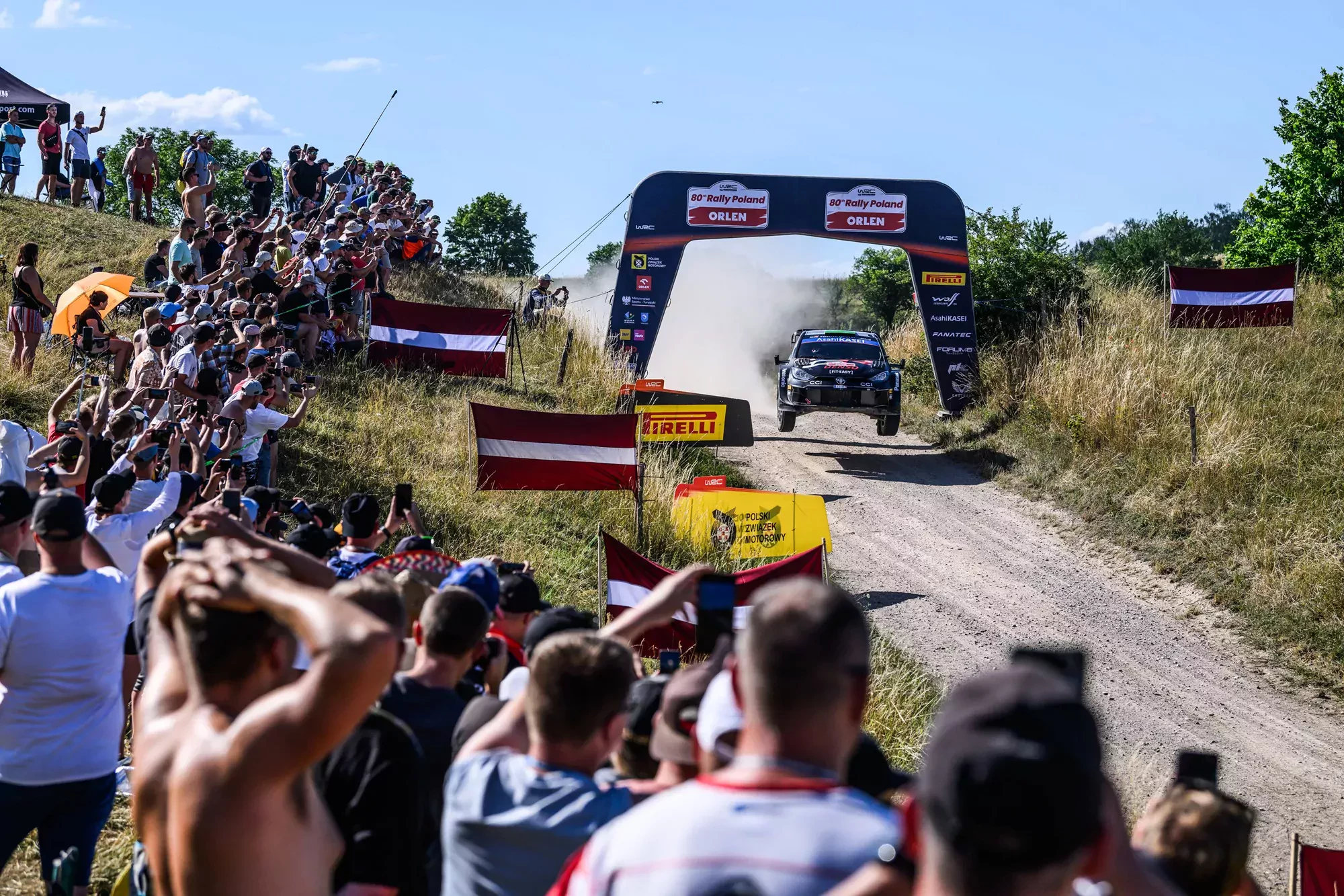 Elfyn Evans / Toyota GR Yaris Rally1 / Rajd Polski 2024 / WRC