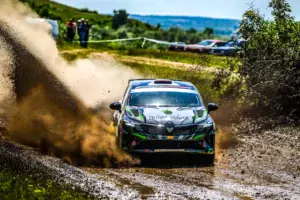 Hubert Kowalczyk / Jarosław Hryniuk / Renault Clio Rally3 / Rajd Węgier 2025 / ERC