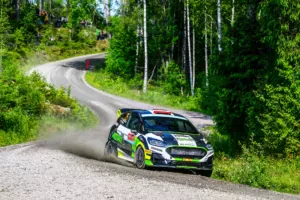 Tymek Abramowski / Jakub Wróbel / Ford Fiesta Rally3 / Królewski Rajd Skandynawii 2025 ./ ERC