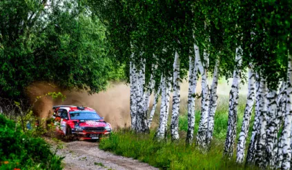 Martins Sesks / Skoda Fabia RS Rally2 / Rajd Polski 2025 / ERC