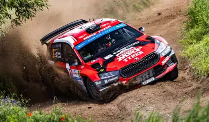 Martins Sesks / Skoda Fabia RS Rally2 / Rajd Polski 2025 / ERC