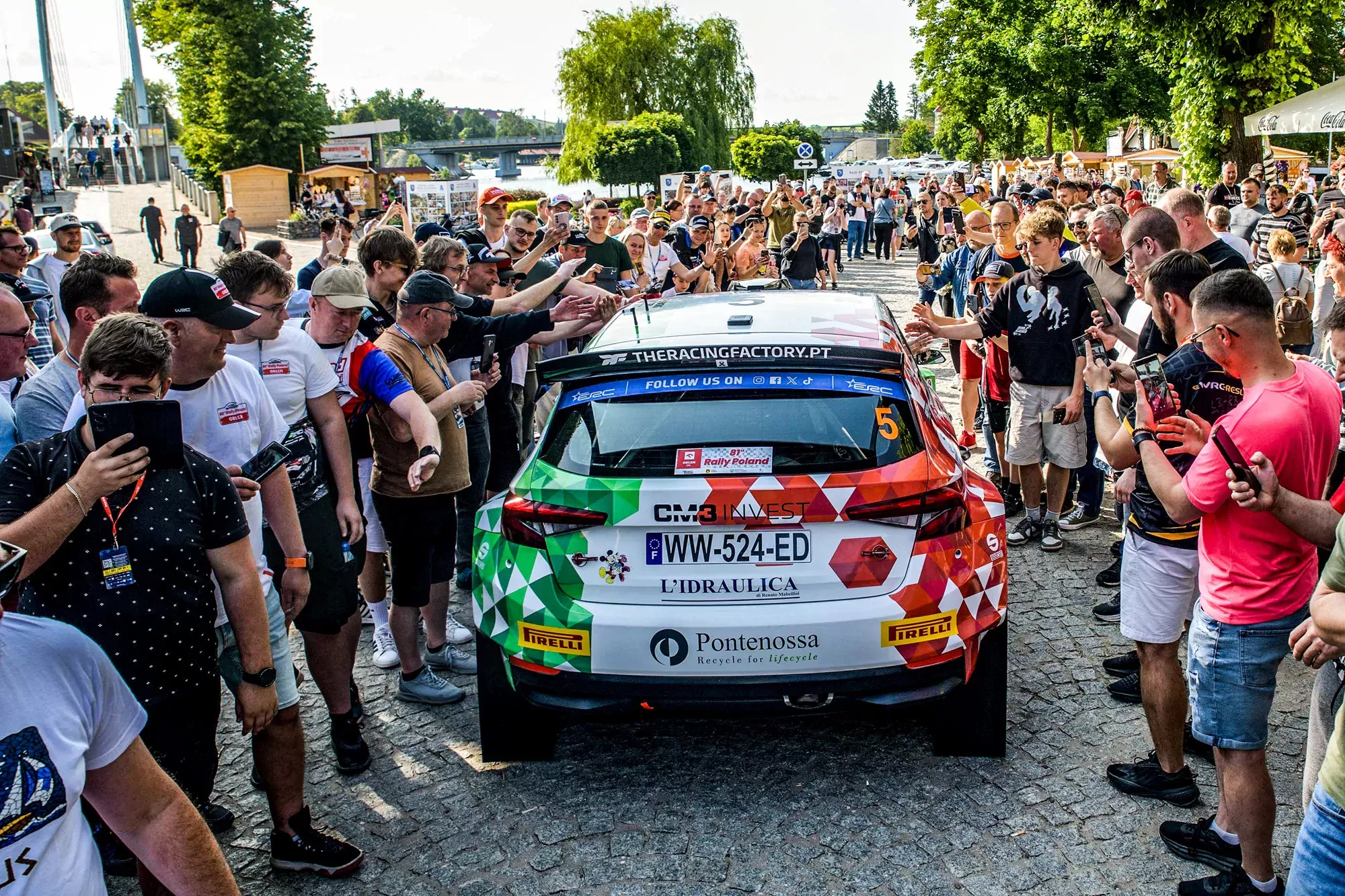 Andrea Mabellini / Skoda Fabia RS Rally2 / Rajd Polski 2025 / ERC