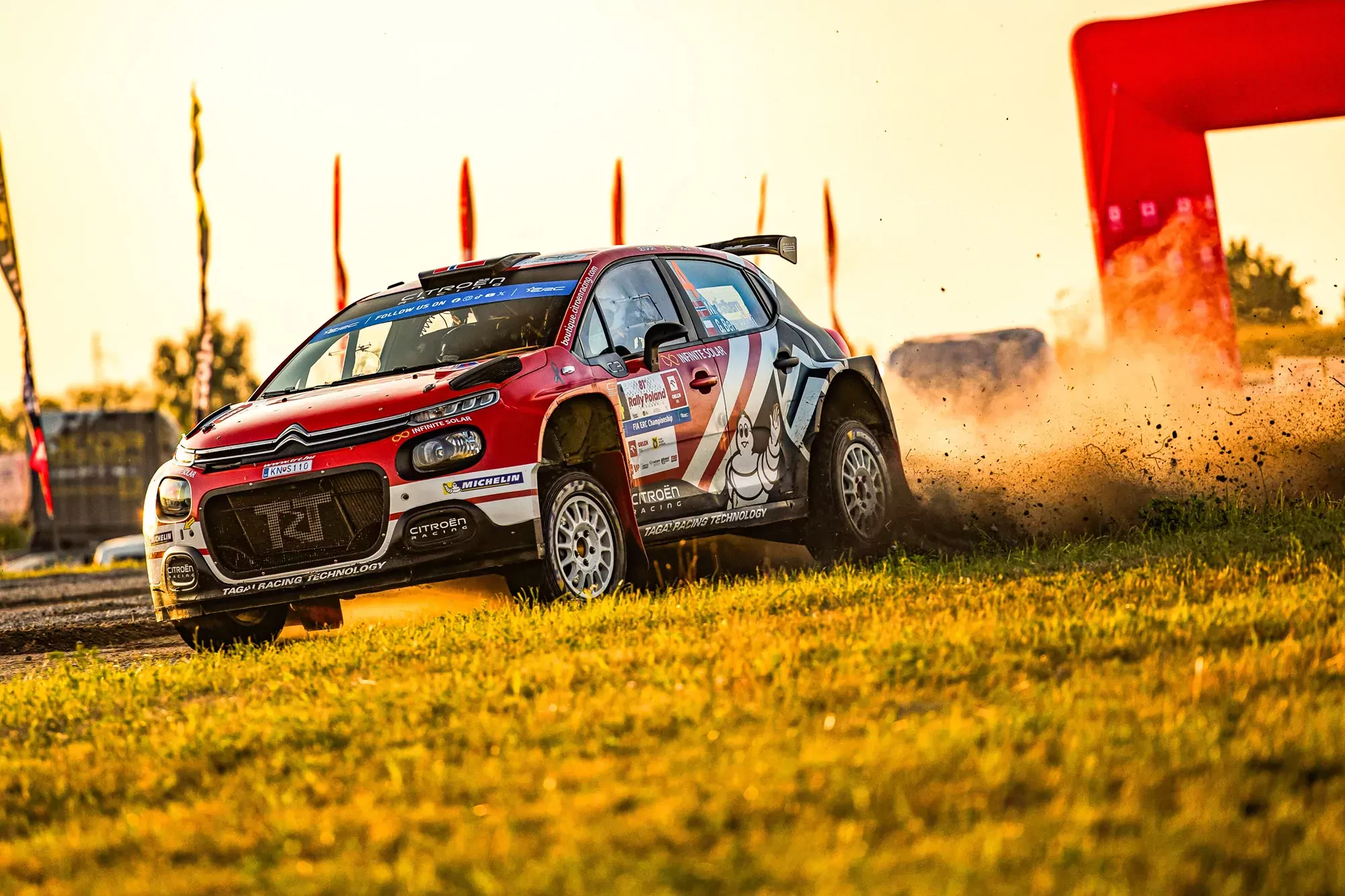 Mads Ostberg / Citroen C3 Rally2 / Rajd Polski 2025 / ERC