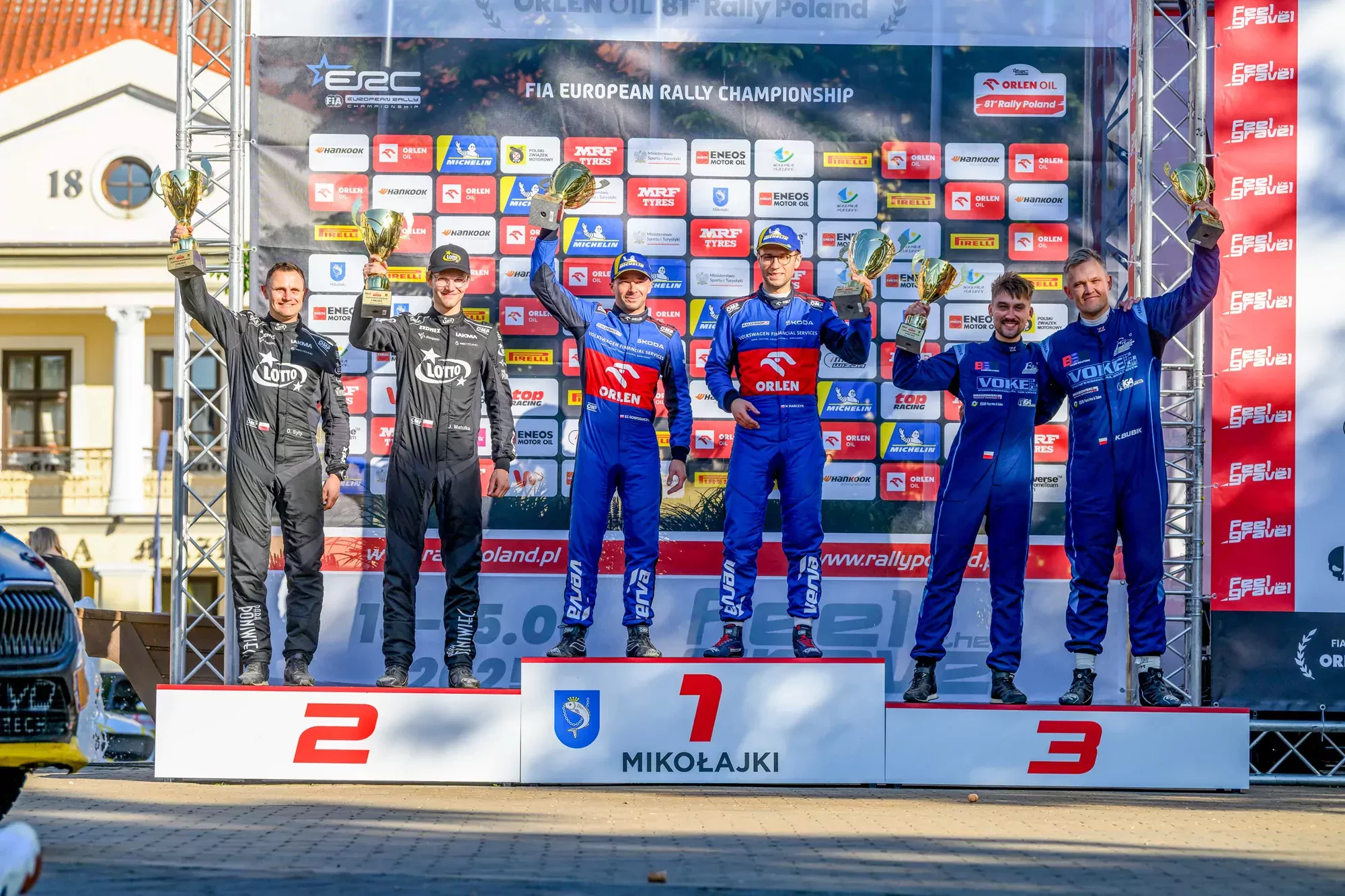 Podium RSMP / ORLEN OIL 81. Rajd Polski 2025