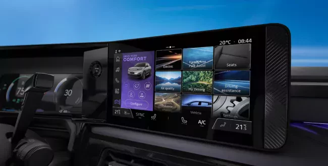 Widok wnętrza Nissan Micra 2026