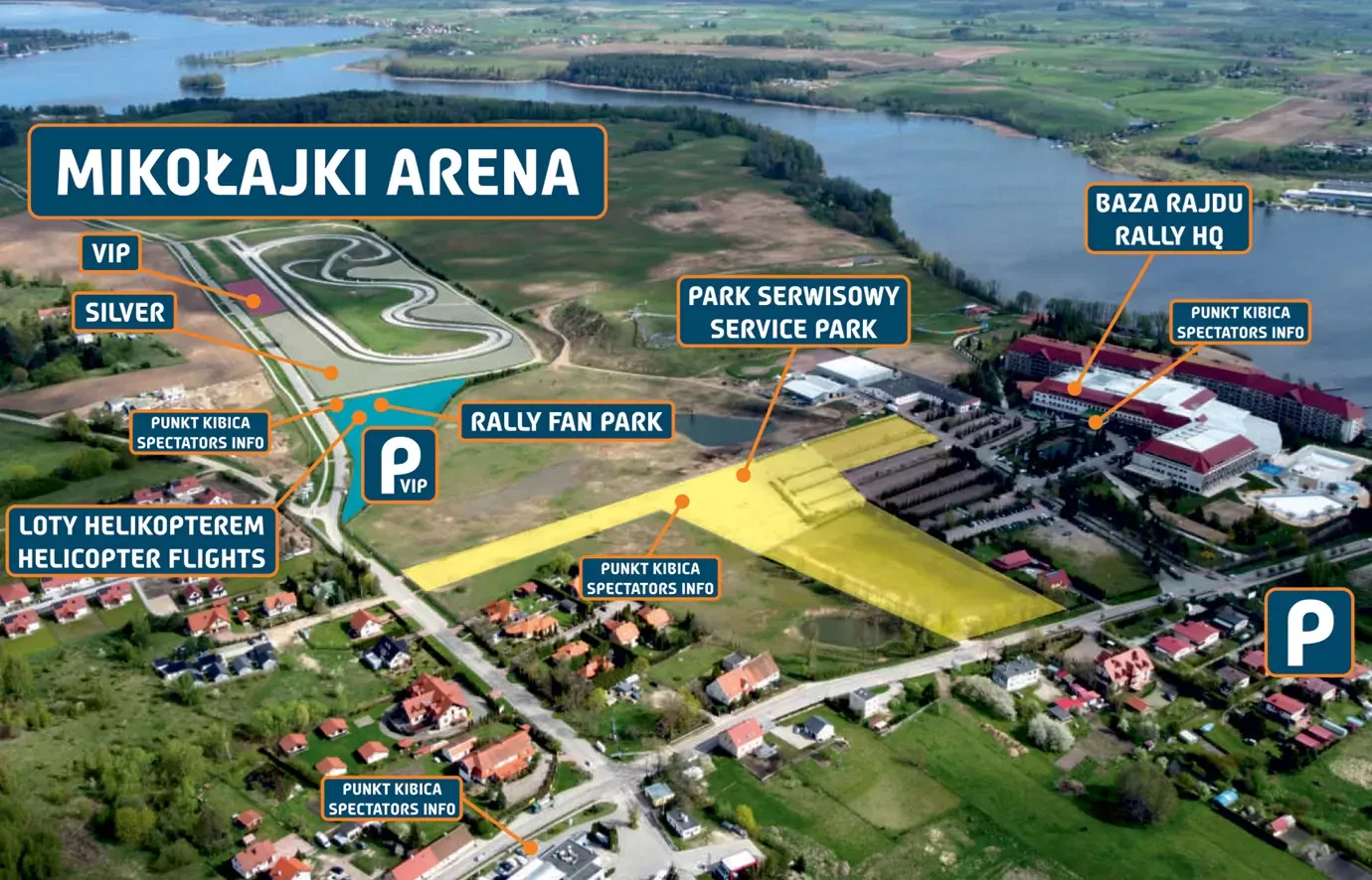 Strefa kibica ORLEN OIL / Rally Fan Park / Mapa / Rajd Polski 2025