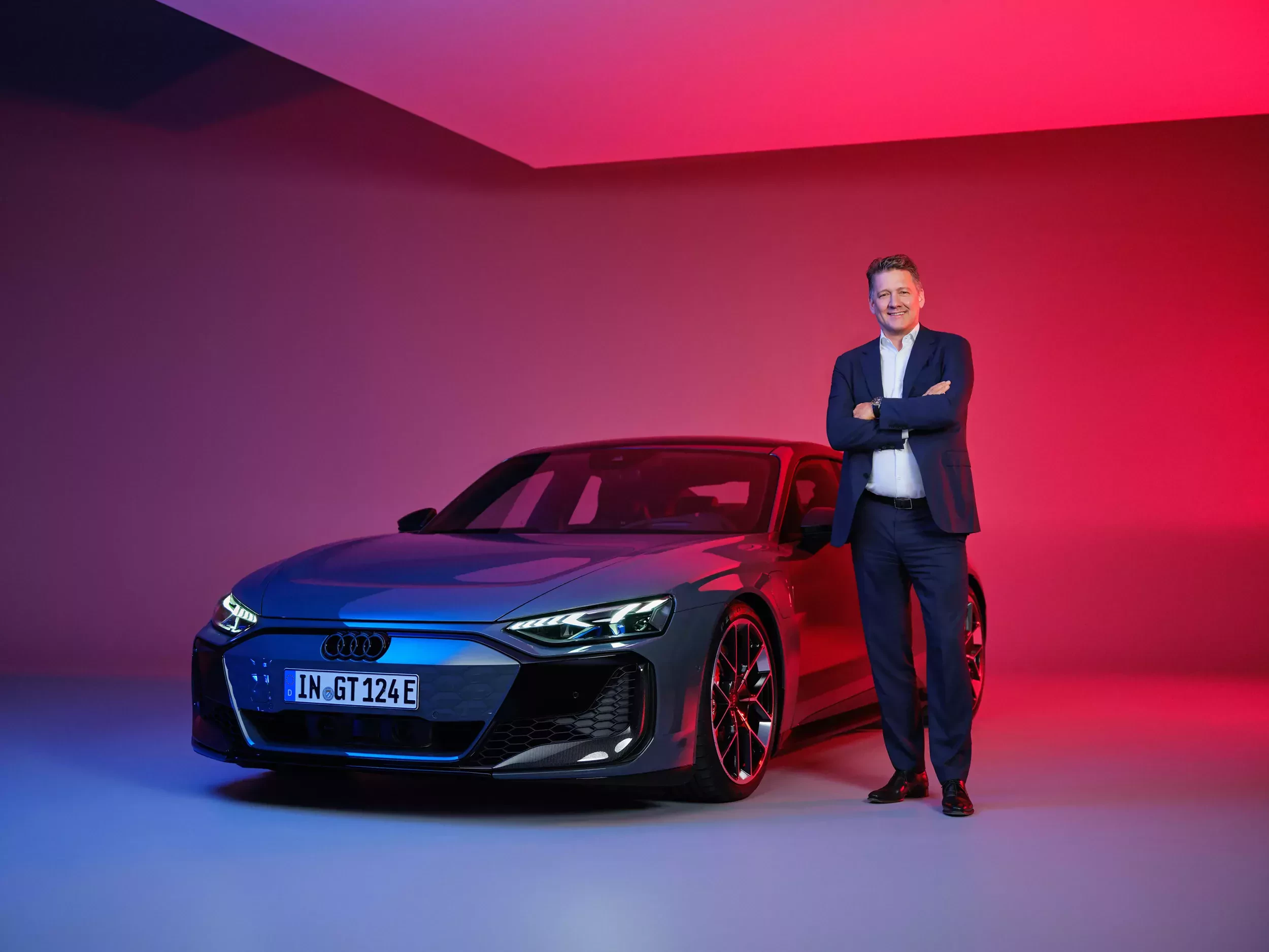Gernot Döllner, CEO Audi z RS e-tron GT