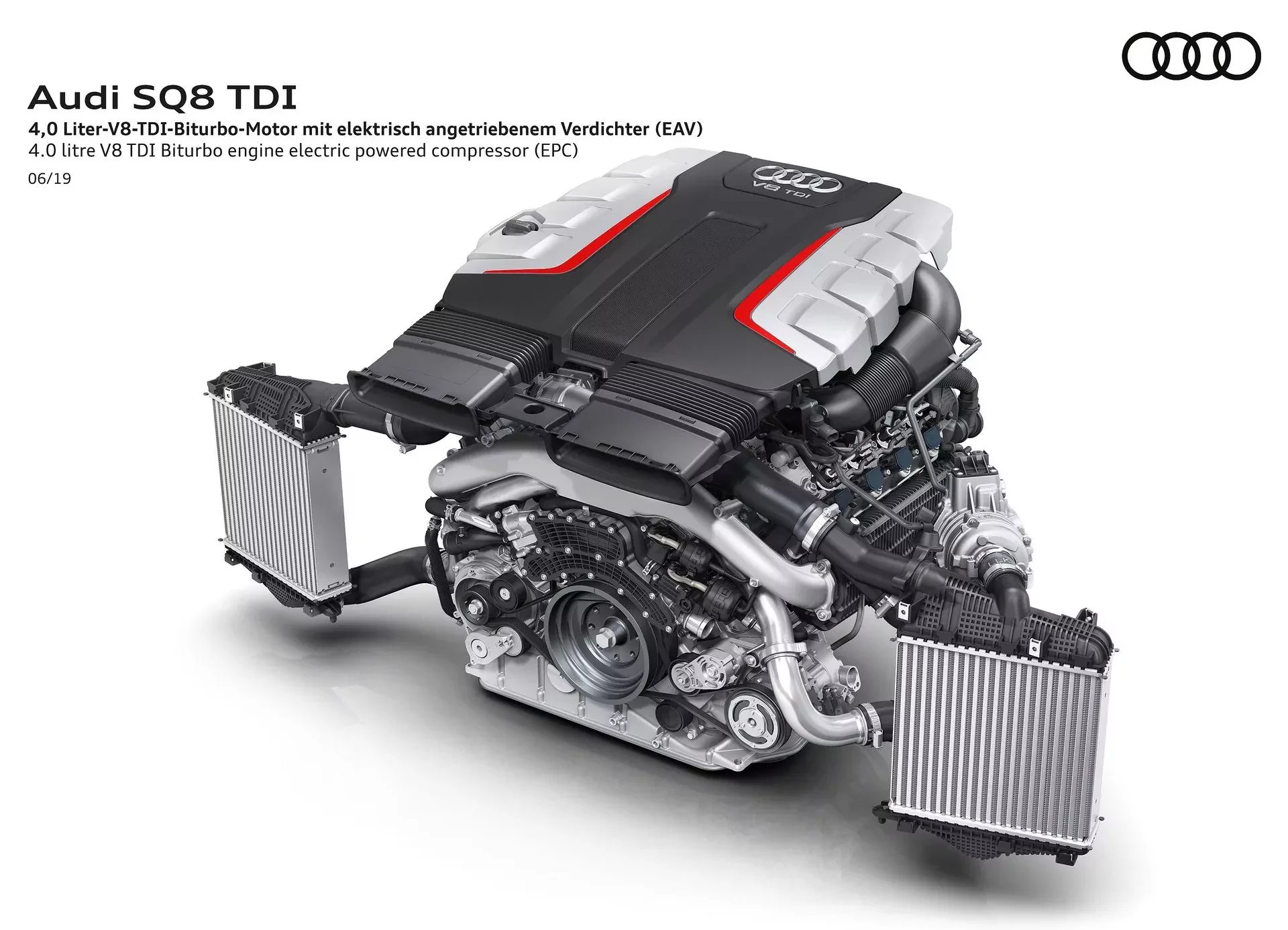 Silnik Diesla V8 TDi bi-turbo z Audi SQ8