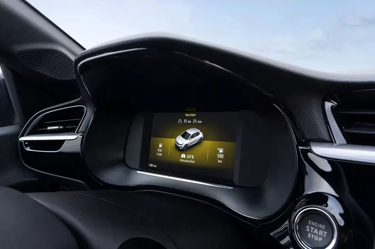 Opel Corsa hybrid wnętrze