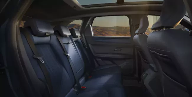 Francuski Bigster, Renault Boreal 2026 widok na tylną kanapę