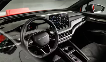Skoda Enyaq Superb SUV Tour de France czerwony samochód zasięg opinie oceny