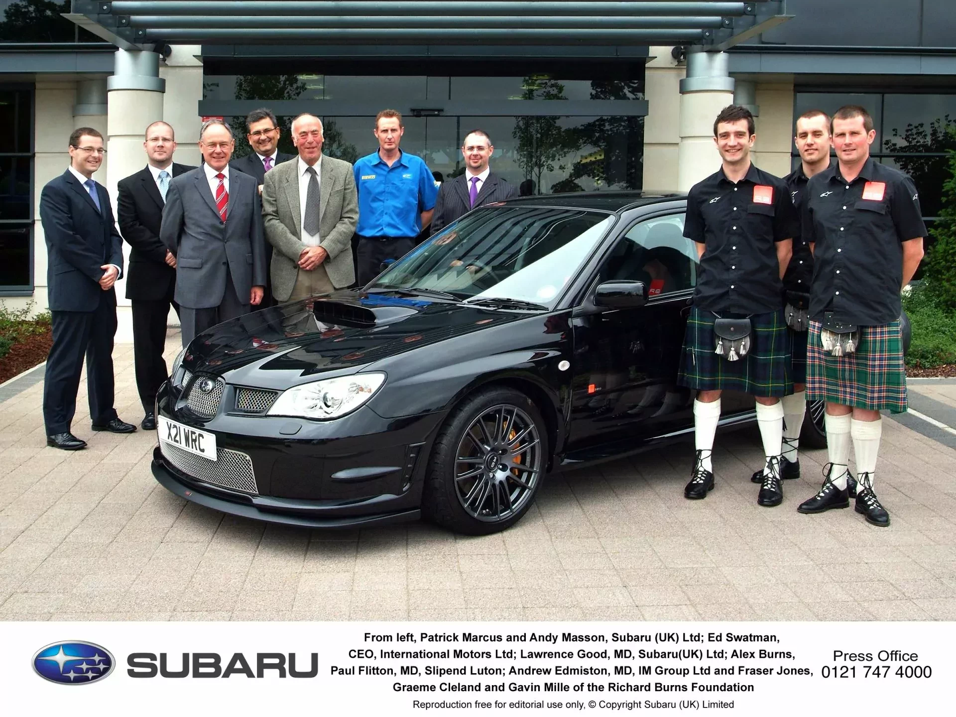 Subaru Impreza RB320 Richard Burns cena ceny limitowana edycja WRC rajdy samochodowe