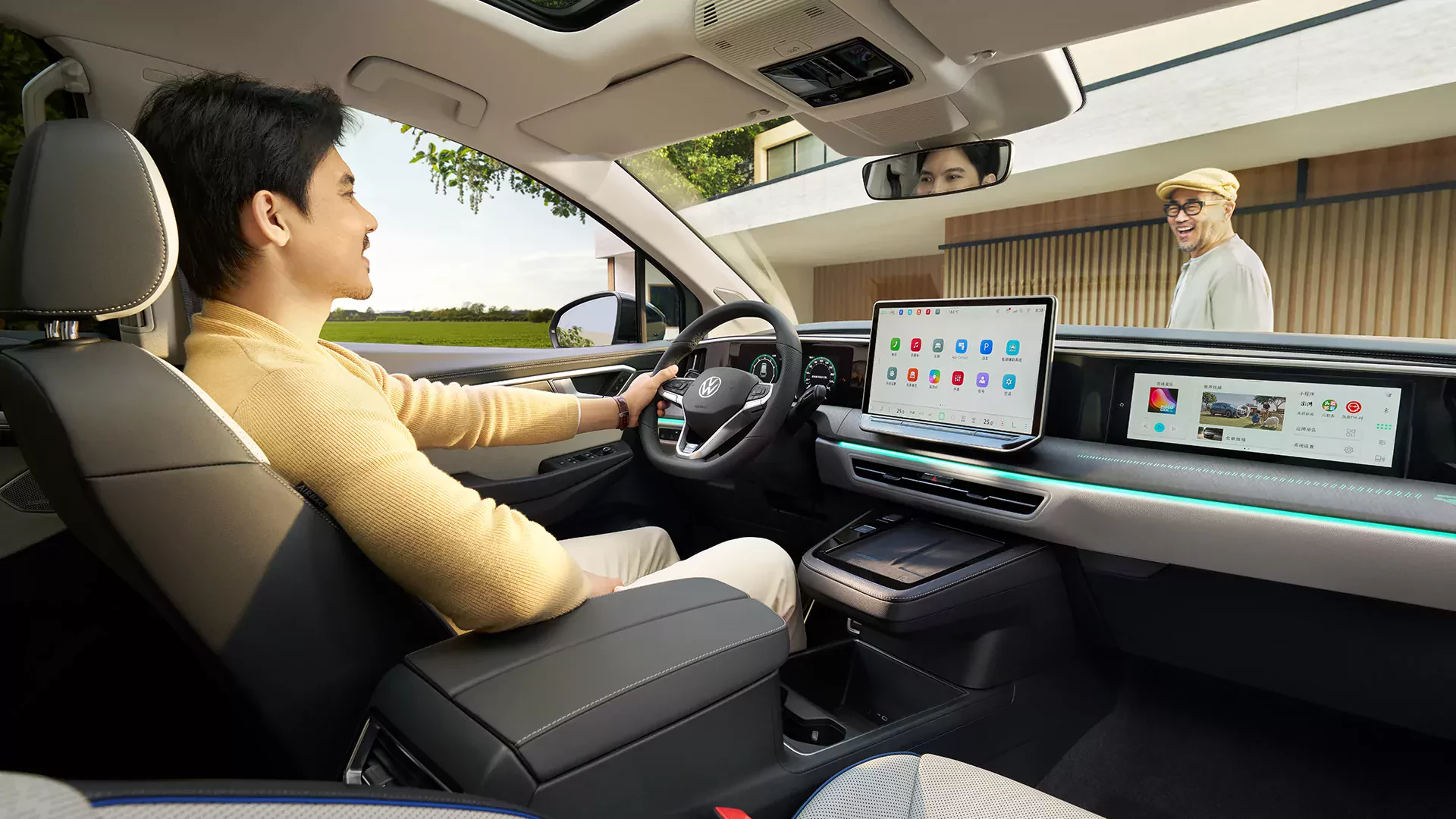 Volkswagen Talagon wnętrze