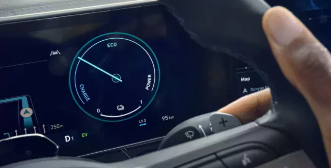 Hyundai Kona HEV szczegóły kokpit