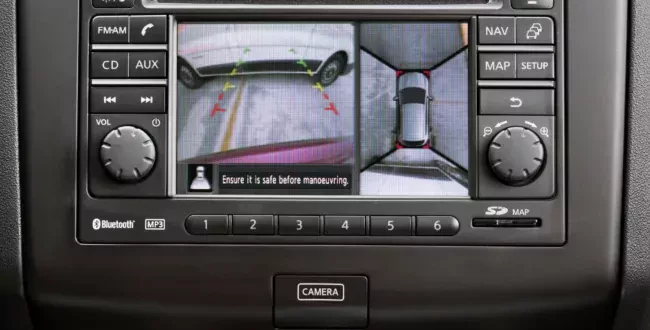 Nissan Qashqai 2012 wnętrze nawigacja kamera cofania kamery 360