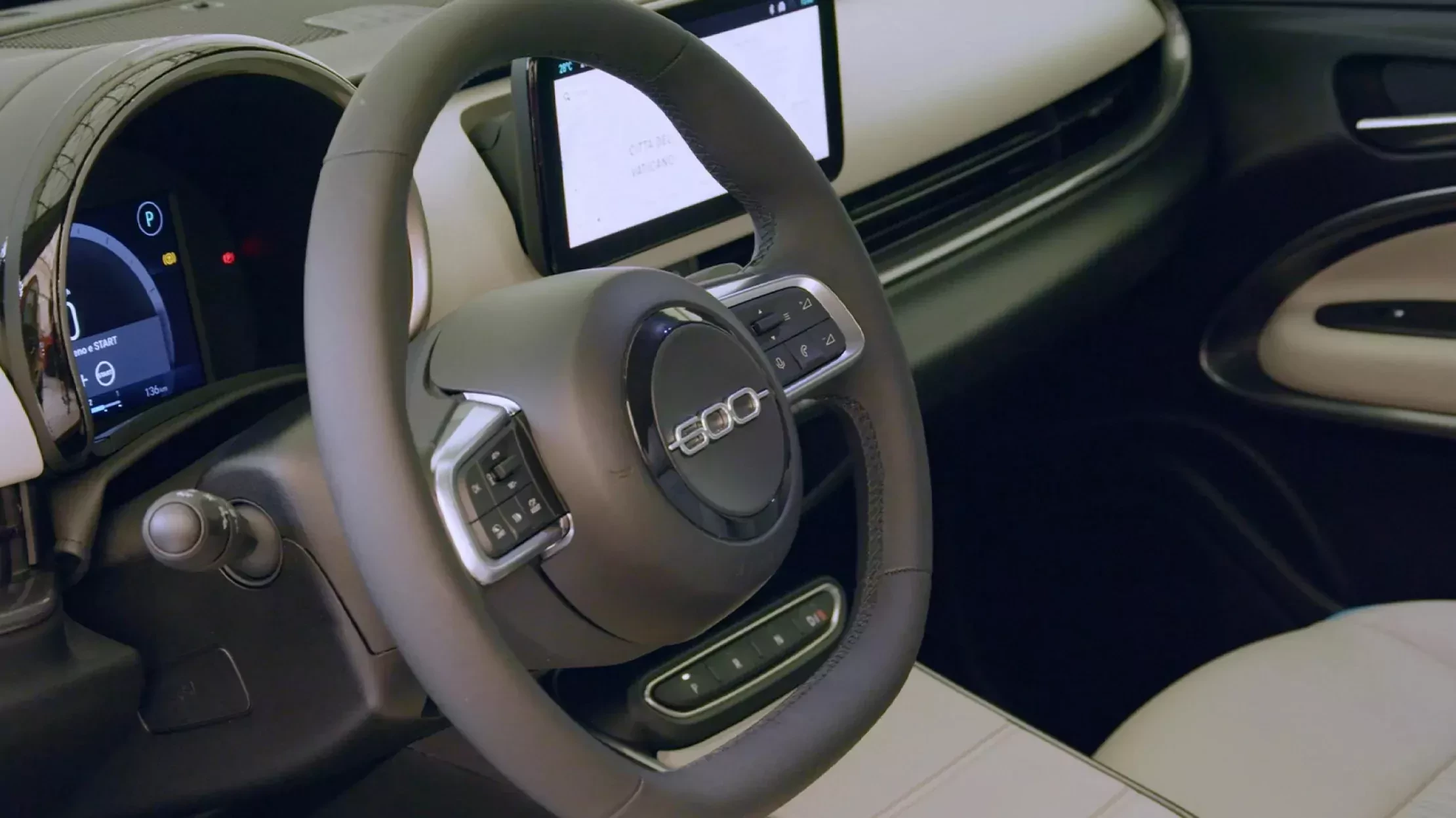 Fiat 600 widok wnętrza