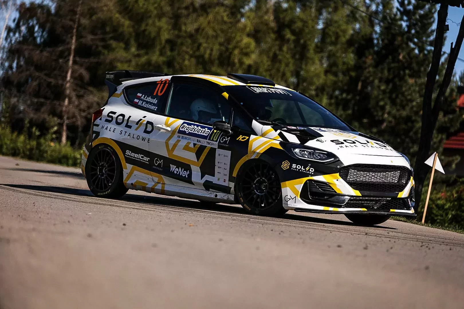 Adrian Łabuda / Ford Fiesta Rally3 / Rajd Śląska 2025