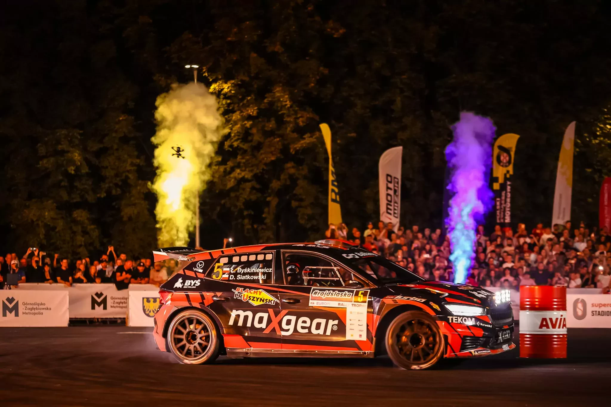 Łukasz Byśkiniewicz / Skoda Fabia RS Rally2 / Rajd Śląska 2025