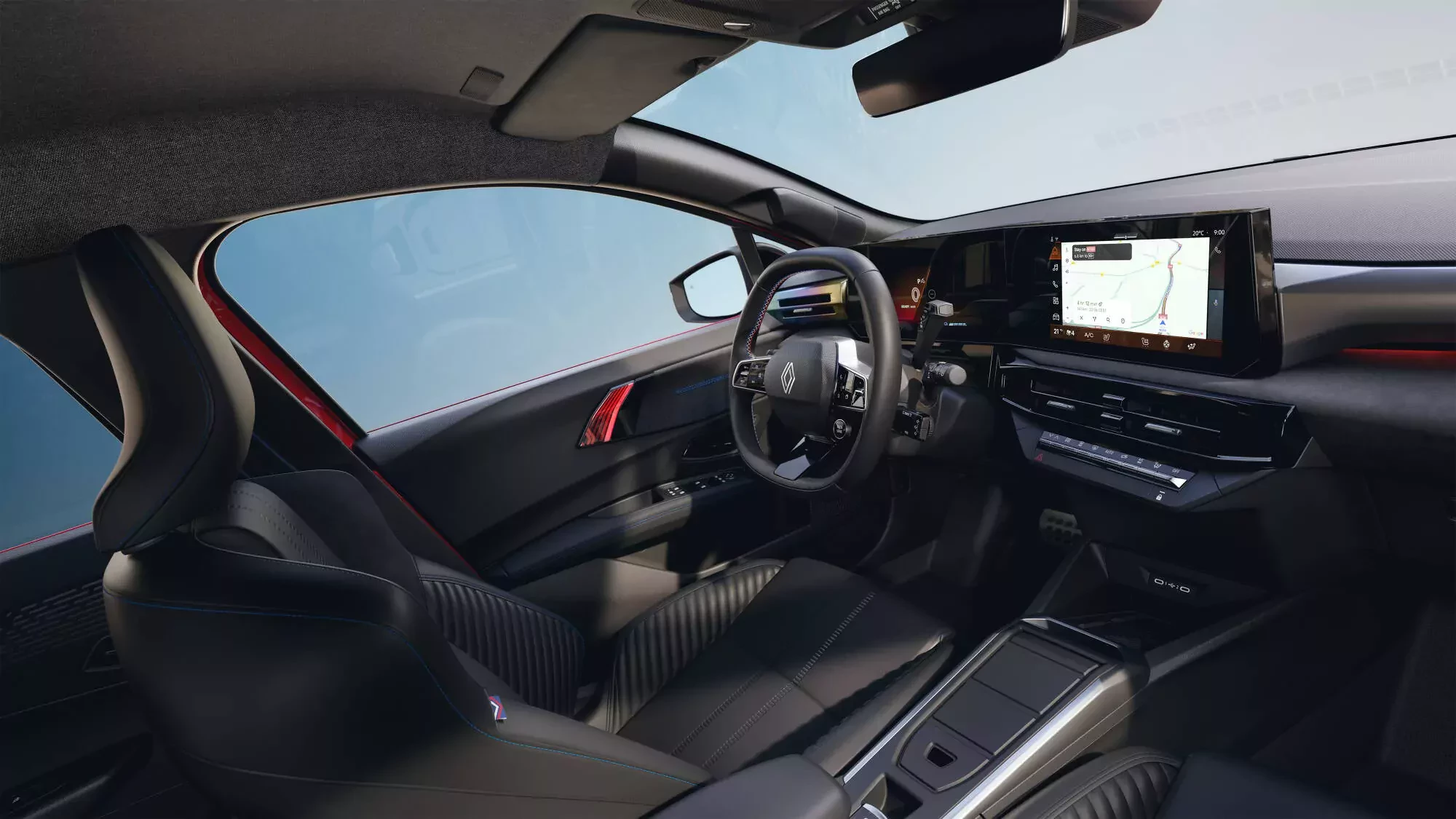 renault clio full hybrid e-tech - esprit alpine wnętrze
