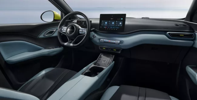 BYD Seagull wnętrze