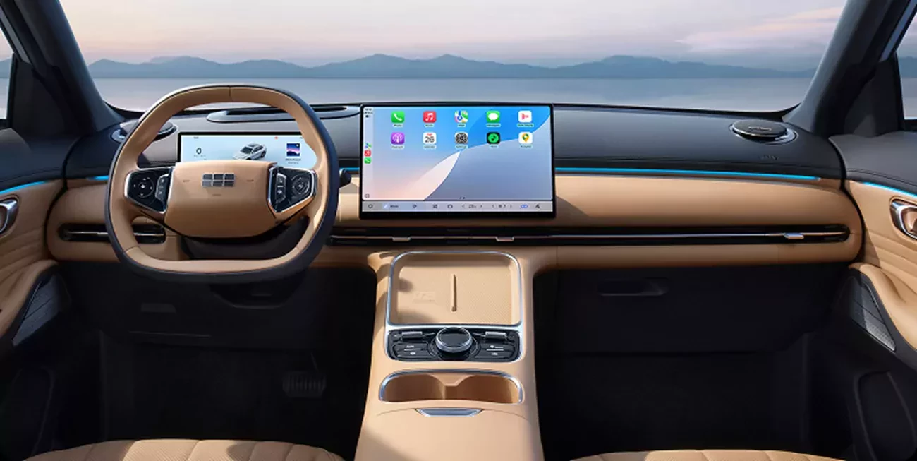 Geely Starray widok wnętrza