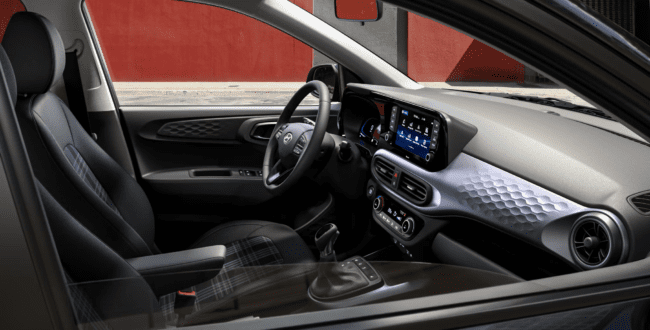 Hyundai i10 wnetrze