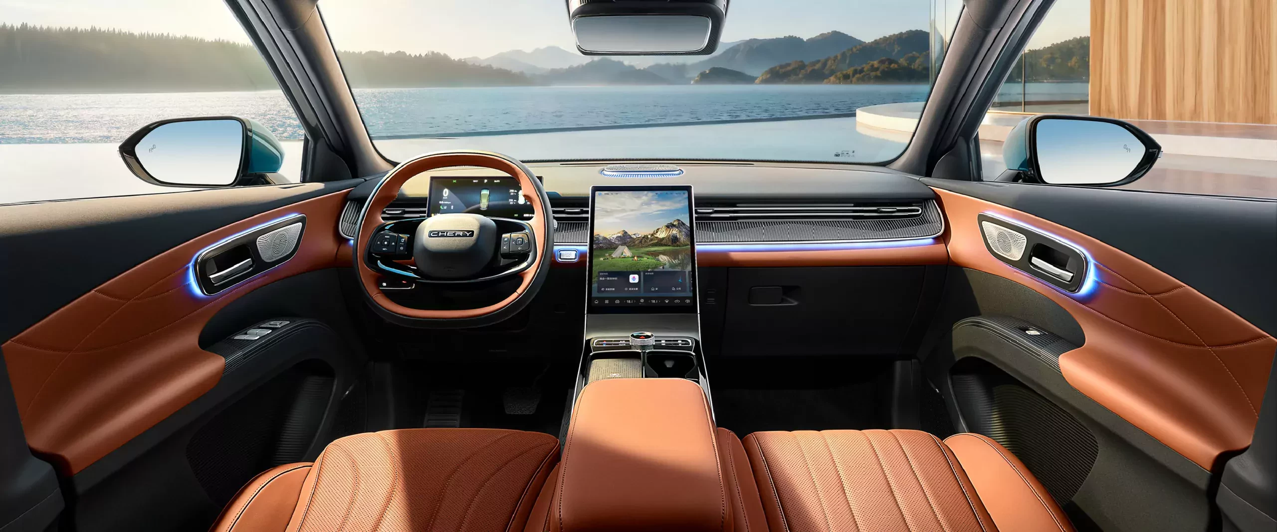 Kokpit Chery Tiggo 8 Leopard Edition