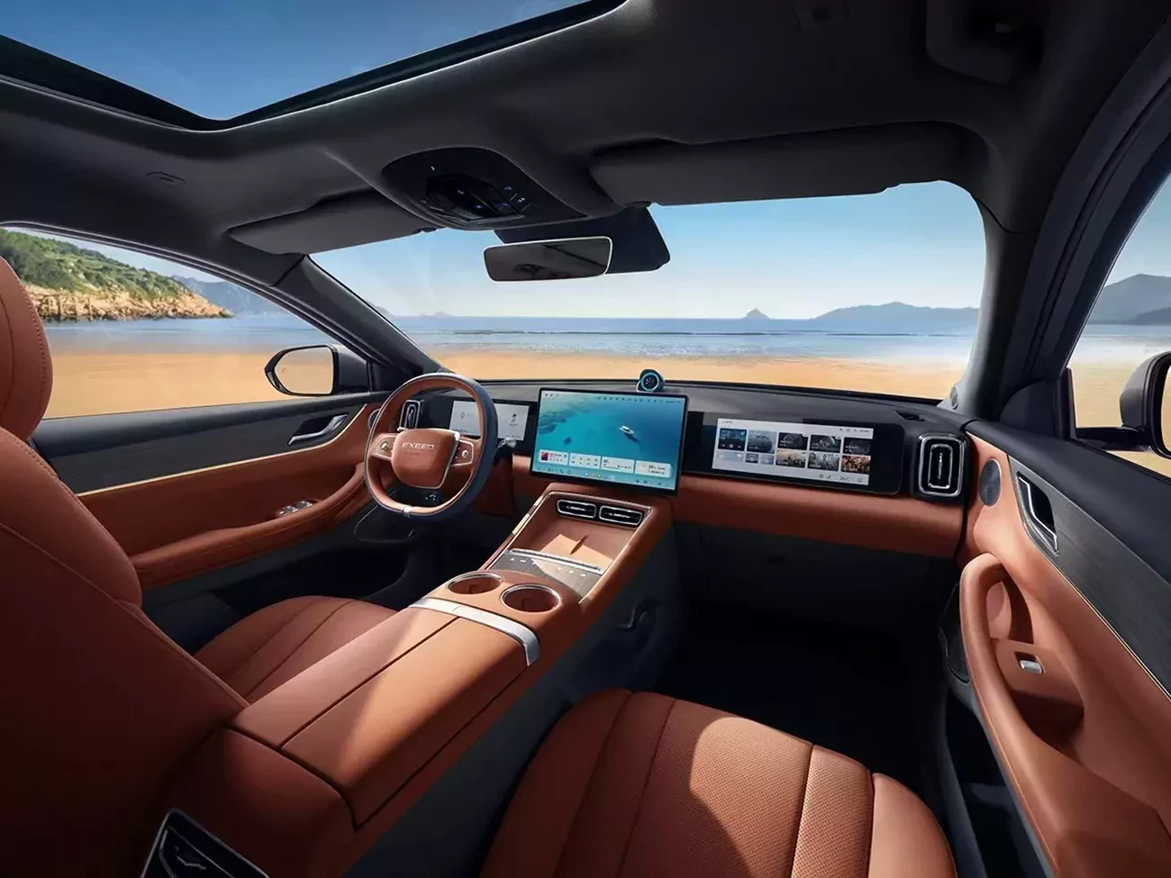 Exeed ET 5 Chery SUV wnętrze