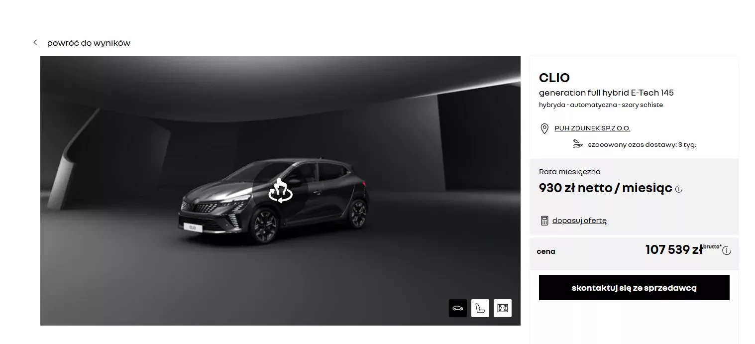 Renault Clio wyprzedaż 2025