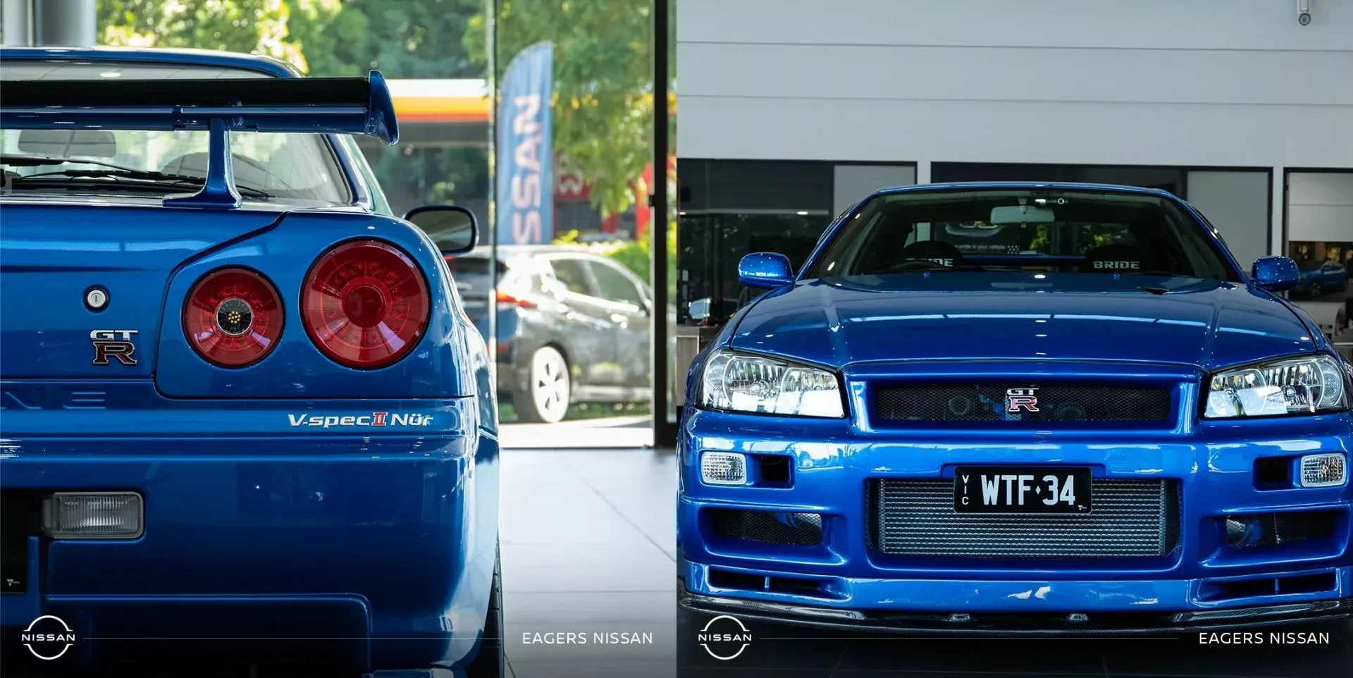 Nissan Skyline R34 R 34 GT-R Eagers Barry wymiana Leaf elektryczny