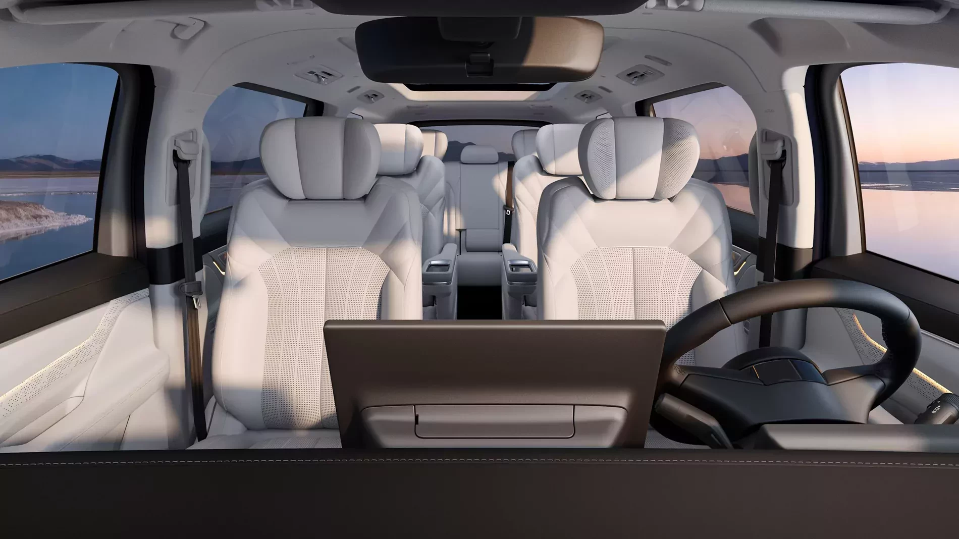 Minivan Geely Galaxy V900 2026 widok wnętrza